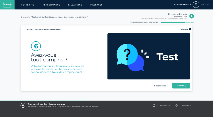 e-learning sloop solency